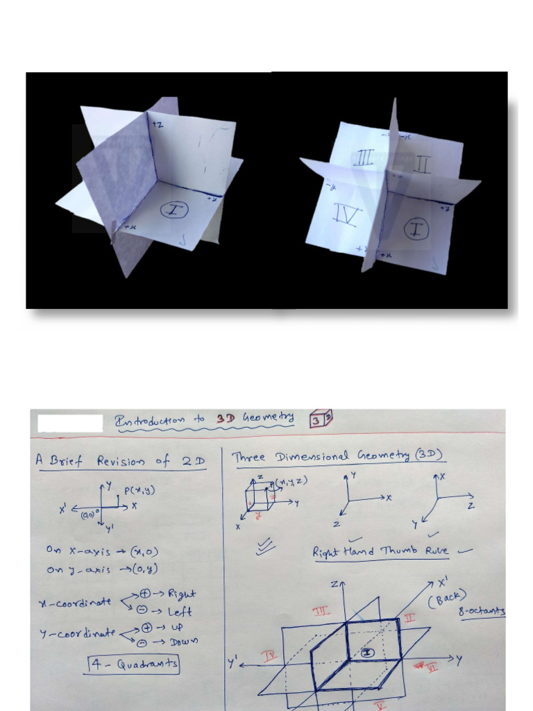 3D Geometry | PDF