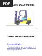 Operación Grua Horquilla Barraza