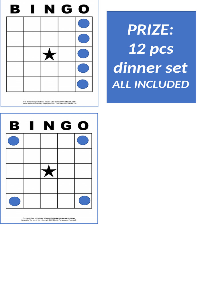Bingo Patterns Winner | PDF