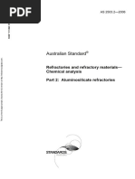 As 2503.2-2006 Refractories and Refractory Materials - Chemical Analysis Aluminosilicate Refractories