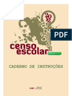 Caderno de Instrucoes Censo Escolar2012 Preliminar