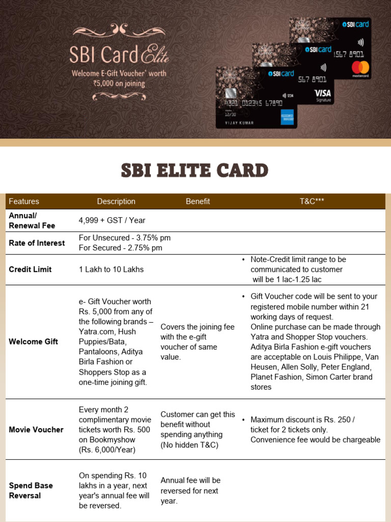 ELite Card Product December One Pager January 2026 | PDF | Credit Card ...