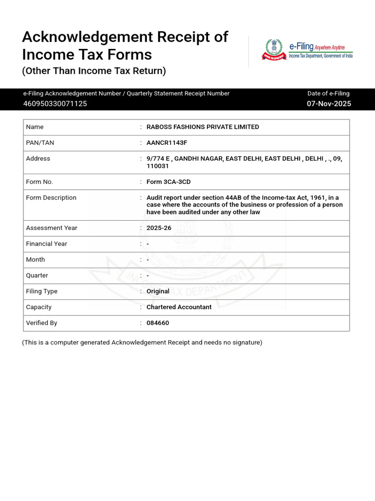 Form 3ca-3cd Arn | PDF