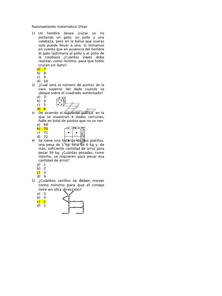2 Simulacro 2 Sec RM | PDF