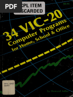 Third Book of VIC (1984) | PDF | Computer File | Computer Data Storage