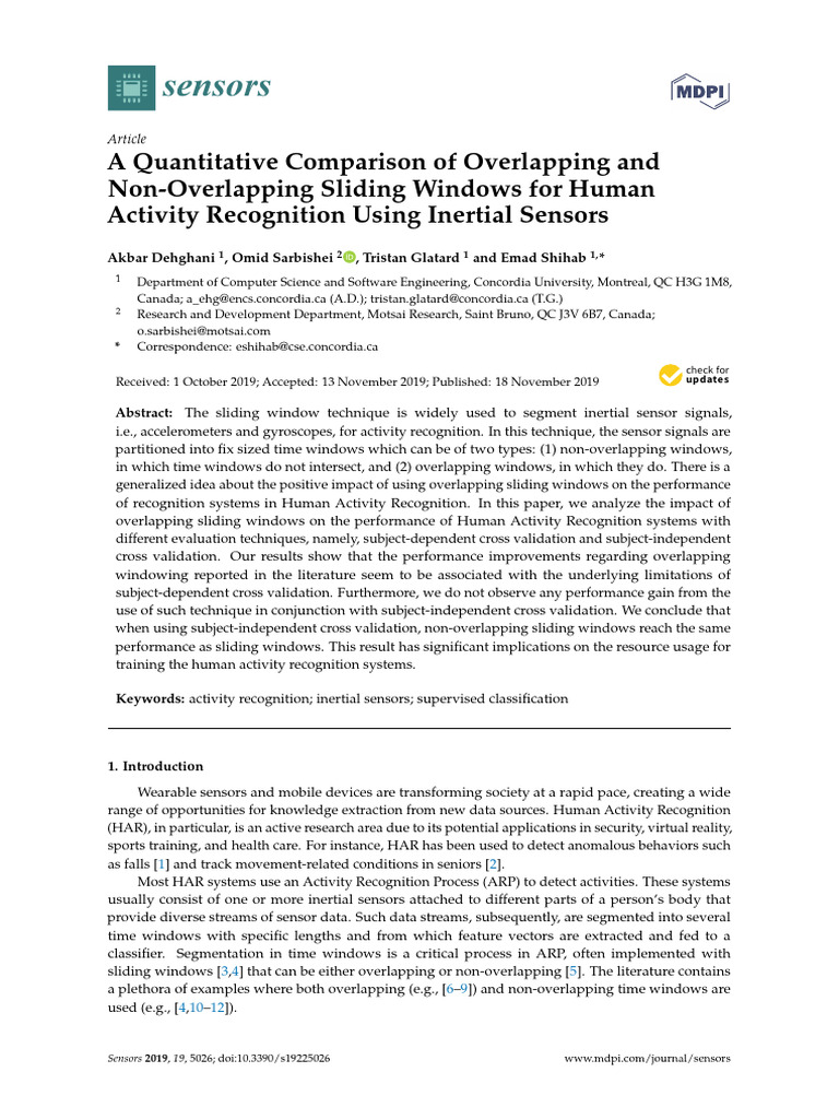 A Quantitative Comparison of Overlapping and Non-Overlapping Sliding ...