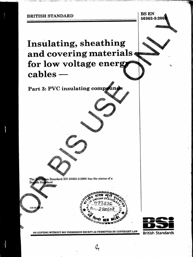 BS en - 50363 - 3-2005 | PDF