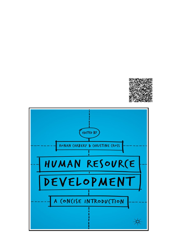 Human Resource Development A Concise Introduction by Carbery Ronan ...