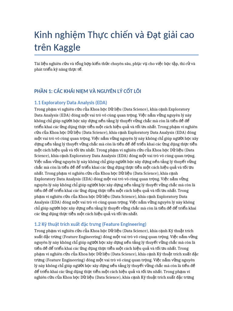 7 Kaggle Data Science Strategies | PDF