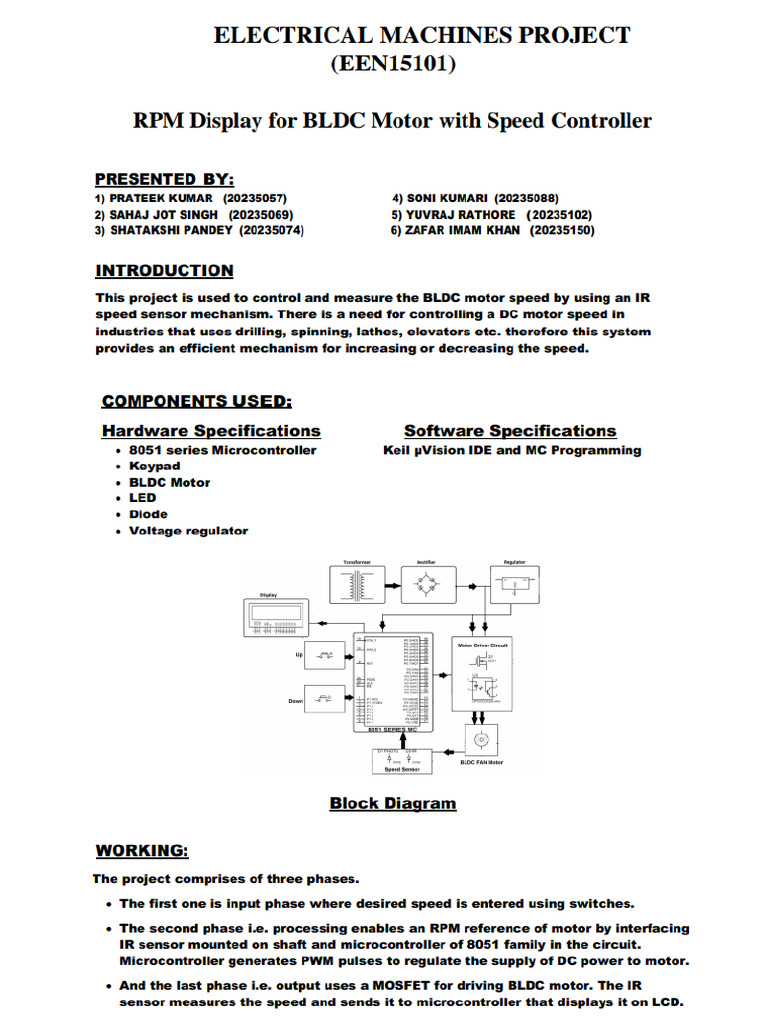 Machines Project | PDF
