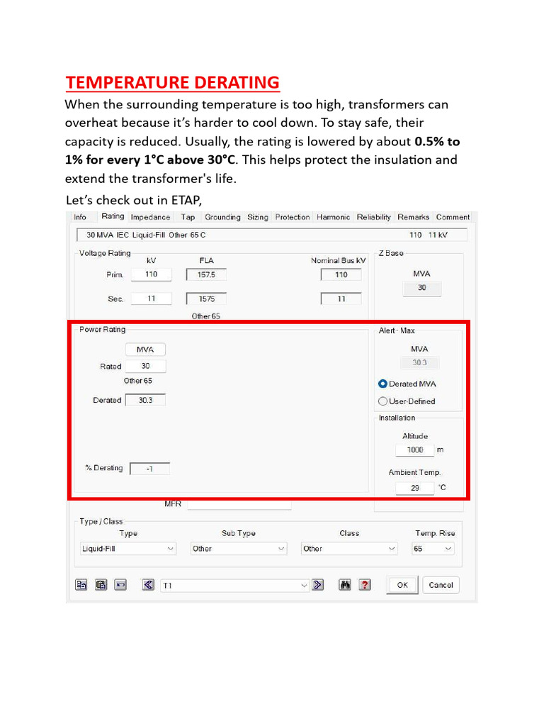 Temperature Derating | PDF