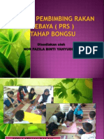 Kursus Pembimbing Rakan Sebaya (PRS) Tahap Bongsu