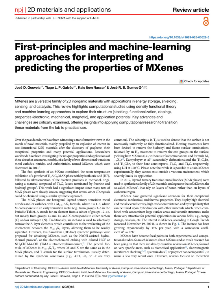 First-Principles and Machine-Learning Approaches For Interpreting and ...