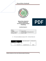 Manual Mutu Akademik f. Kedokteran Revisi