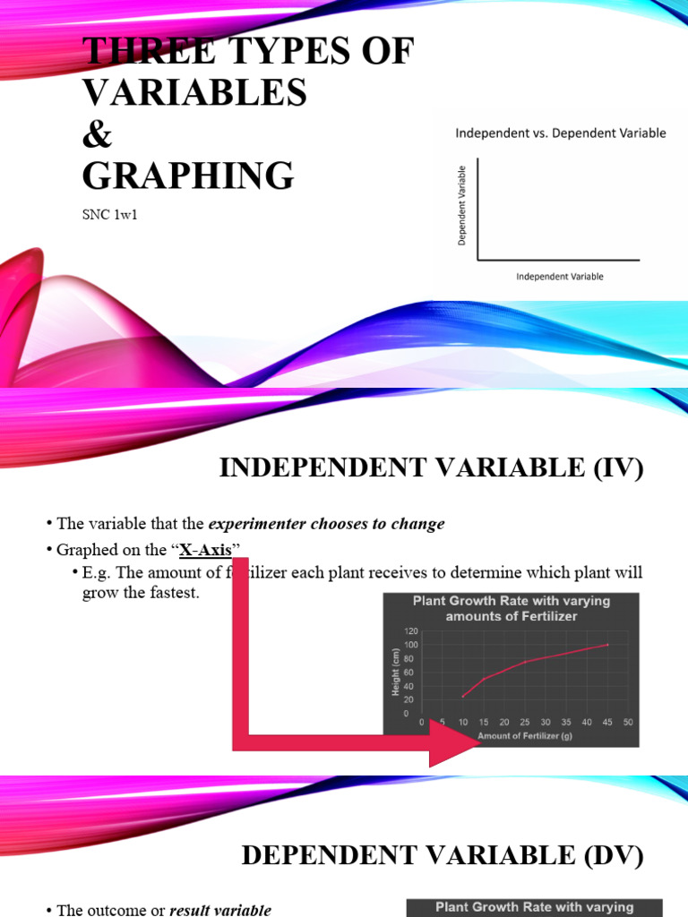 Lesson 6 (B) Three Types of Variables and Graphing 2025 | PDF ...