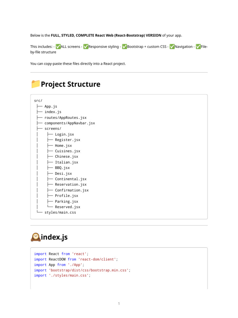 Converted React Bootstrap Screens | PDF | Software Engineering | Web ...