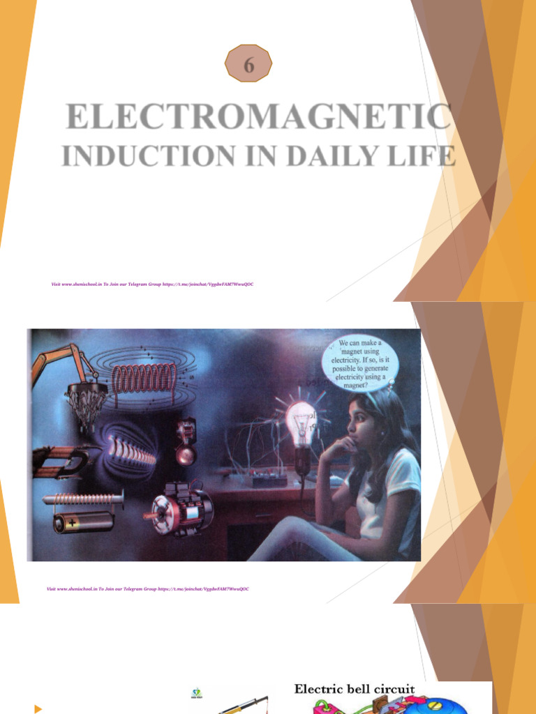 Sheniblog SSLC Physics Chapter 06 Electromagnetic Induction in Daily ...