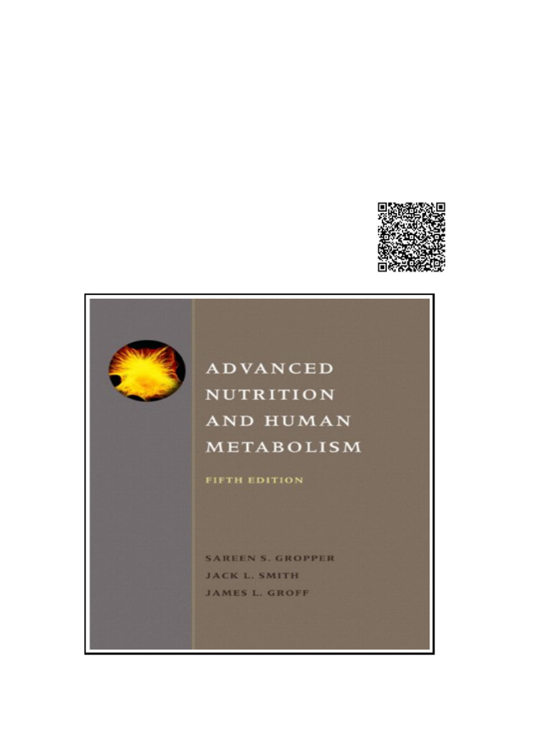 Advanced Nutrition and Human Metabolism 5th Edition Wei Zhi | PDF ...