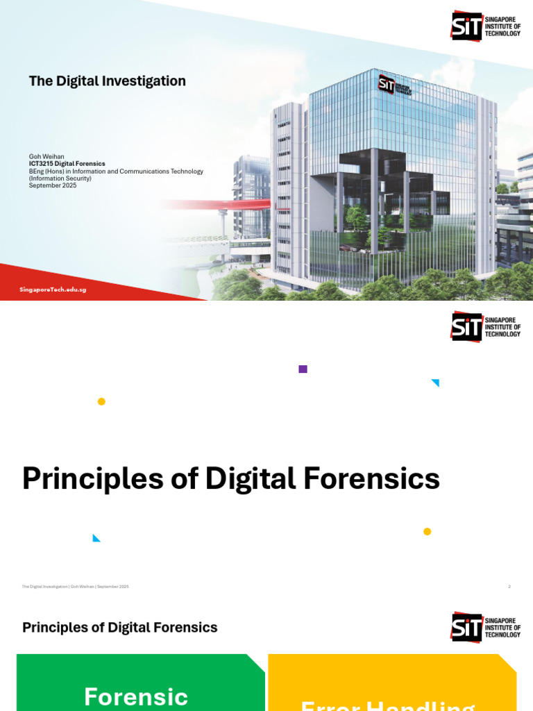 W02 L02 - The Digital Investigation | PDF