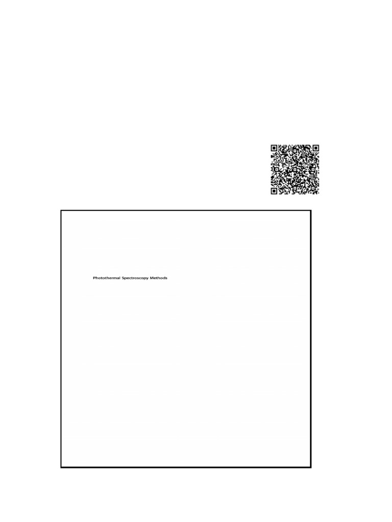 Photothermal Spectroscopy Methods 2nd Edition 1119279070 | PDF ...