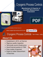 Cryogenic Process Controls Tamil Nadu India