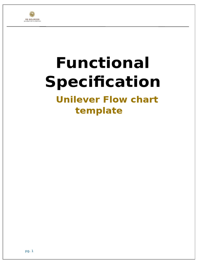 Unilever Flowchart Template03122024 | PDF