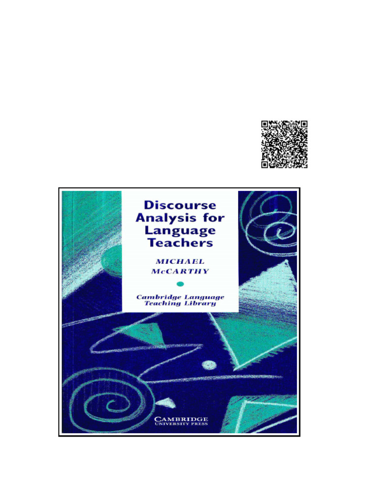 Discourse Analysis For Language Teachers | PDF | Grammar | Language ...