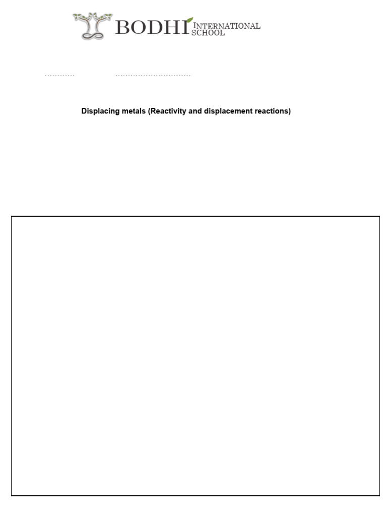 Grade 8 Practical Practice Paper Science | PDF | Hydrochloric Acid ...