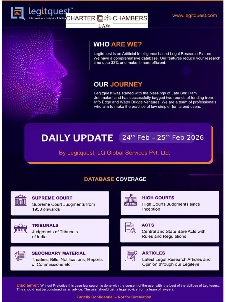 Daily Update Report 24th February 2026-25th February 2026 | PDF ...