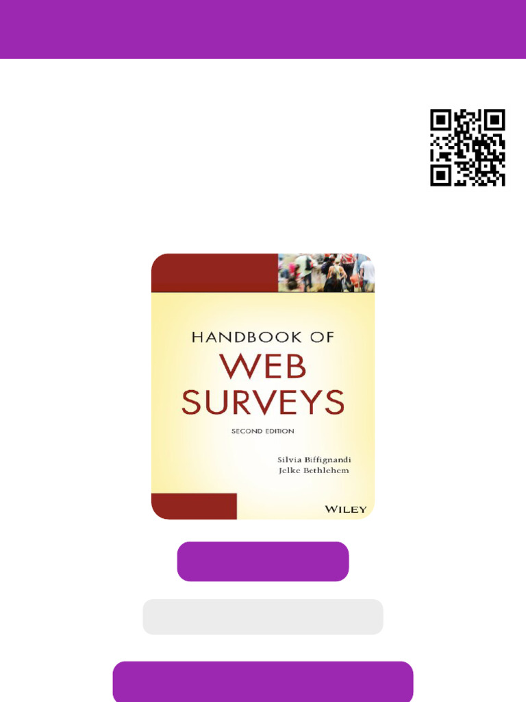 Handbook of Web Surveys Second Edition Silvia Biffignandi Jelke G ...