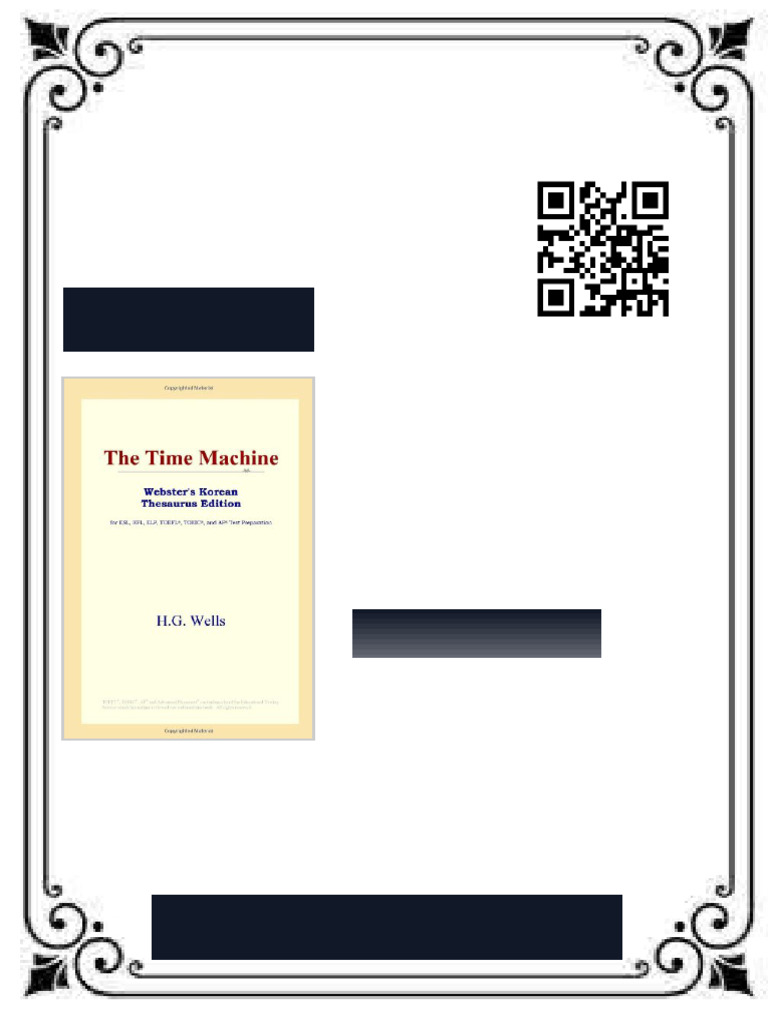 The Time Machine Webster S Korean Thesaurus Edition H.G. Wells Ebook ...