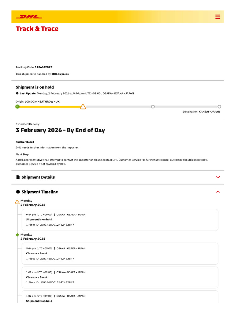 DHL | PDF