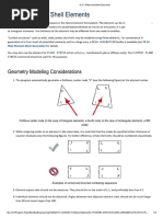 Shell Element Forces and Stresses Output | PDF | Stress (Mechanics ...