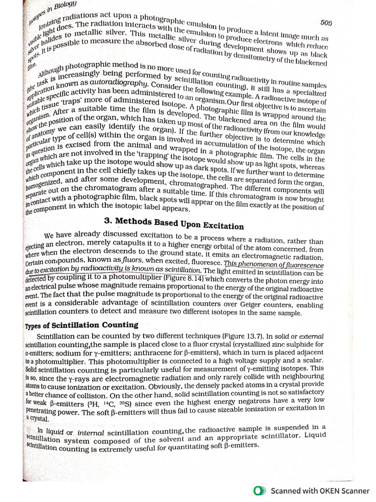 Liquid Scintillation Counting | PDF