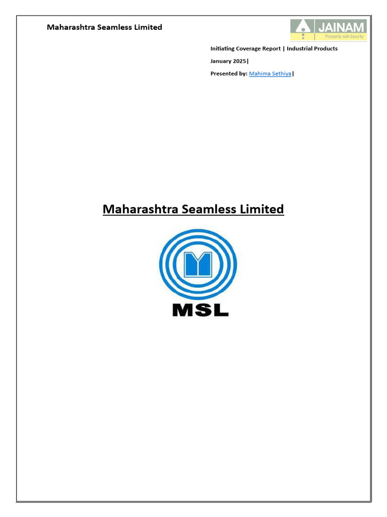 Sample Report Maha Seamless | PDF | Pipe (Fluid Conveyance) | Natural Gas