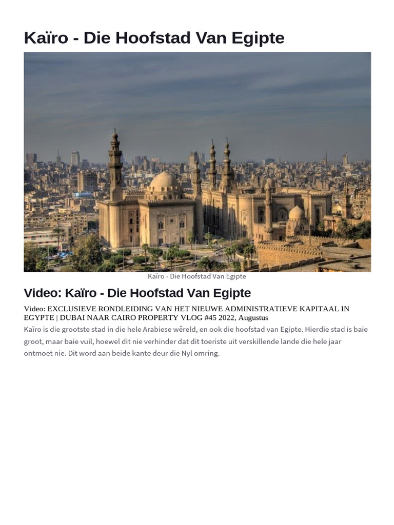 Kaïro Info | PDF