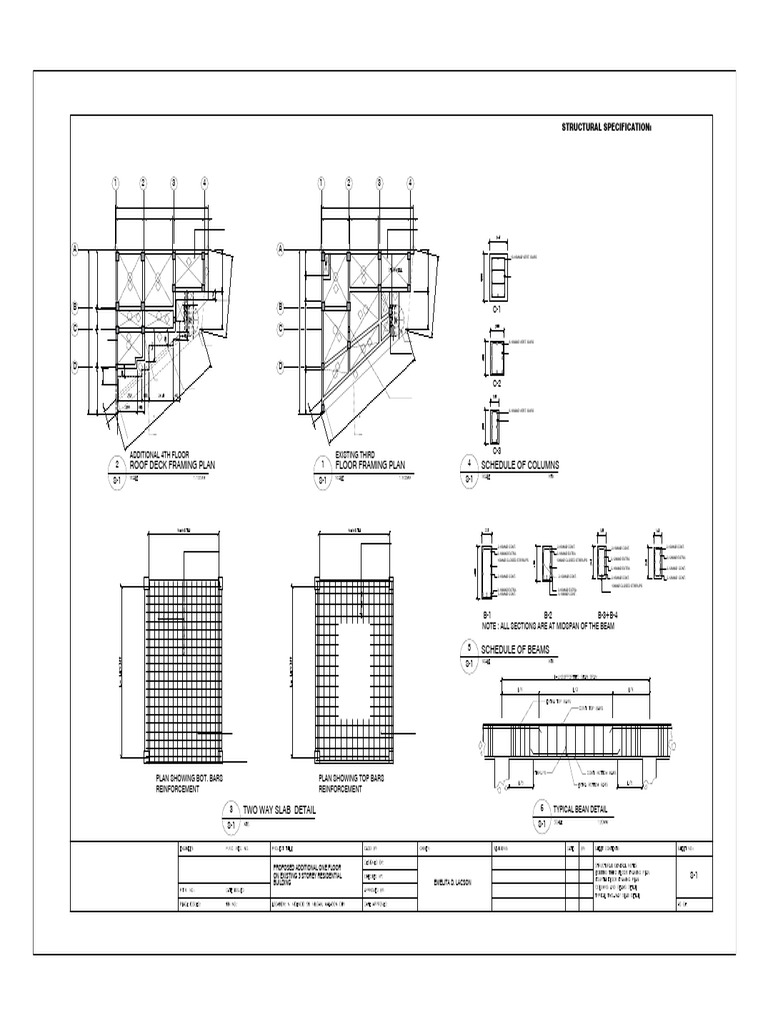 Structural Framing Plan | PDF | Structural Engineering | Building ...