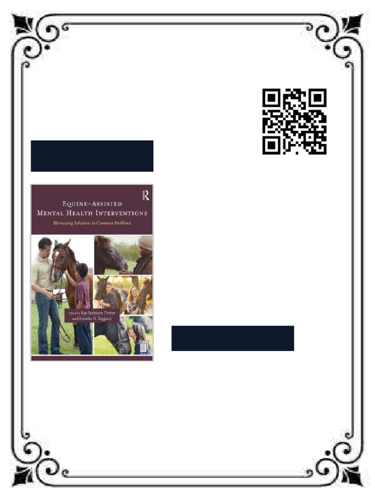 Equine Assisted Mental Health Interventions Harnessing Solutions to ...