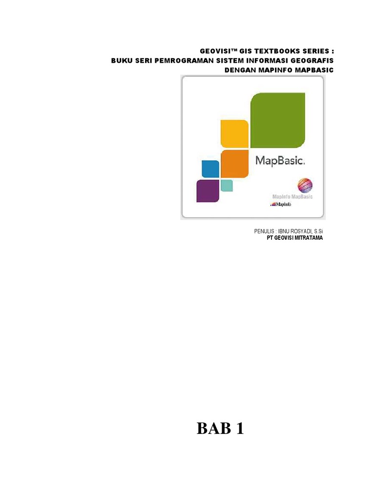 Gis Programming Using Map Info | PDF