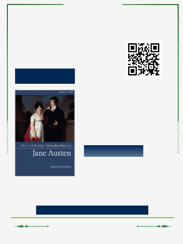 The Cambridge Introduction To Jane Austen 2nd Edition Janet Todd Ebook ...