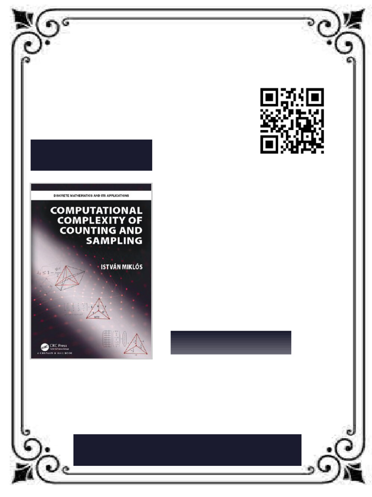 Computational Complexity of Counting and Sampling Discrete Mathematics ...