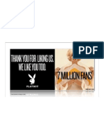 PLAYBOY - 7 Millions Fans - Facebook