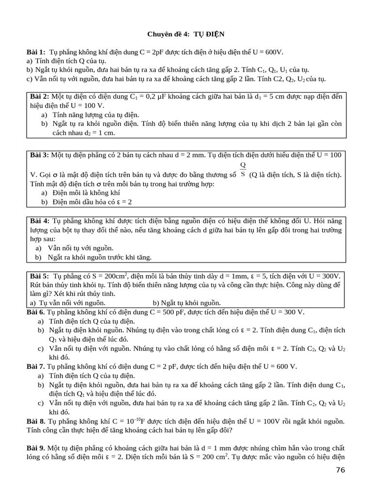 Chuyen de 4 - Tu Dien - Hs | PDF