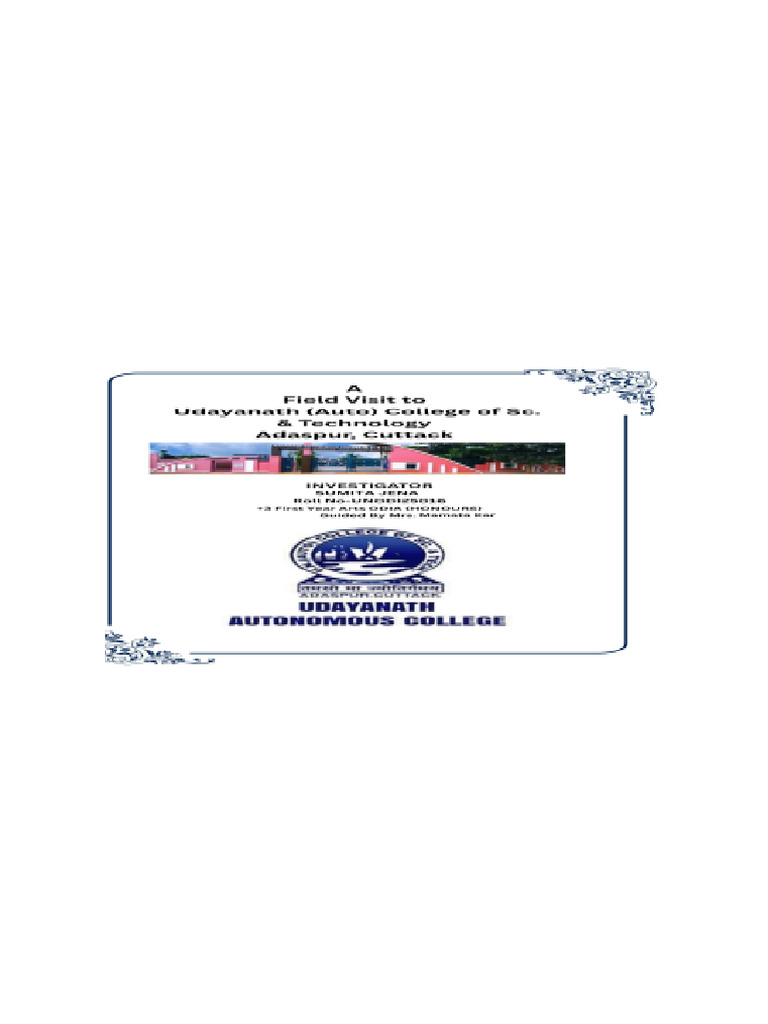 Seminar Front Page Logo Photo Only | PDF
