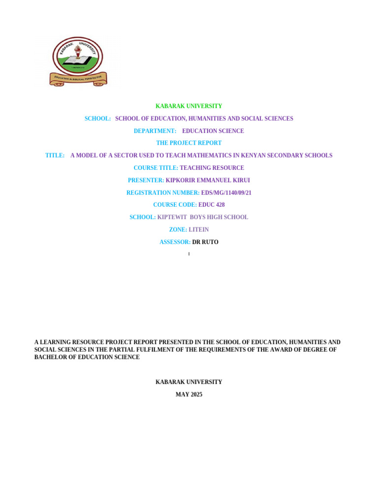 2nd TP Mathematics Report Final Edit | PDF | Mathematics | Learning