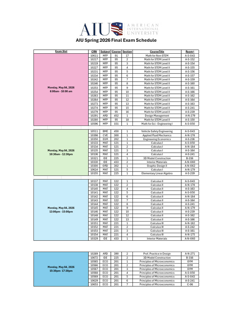 Spring 2026 - Final Exam - 24 Feb | PDF