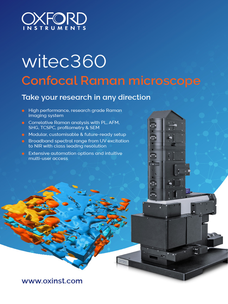 Witec360 Raman-Microscope Brochure | PDF | Raman Spectroscopy | Microscopy