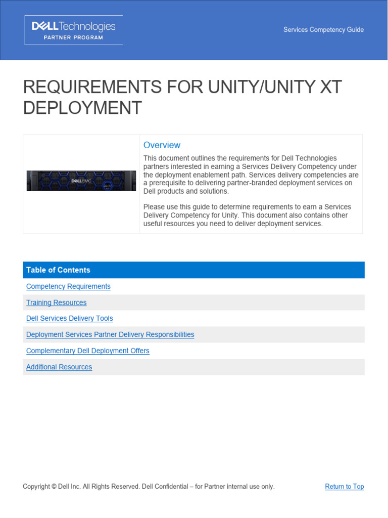 Unity Channel Services Deploy Enablement | PDF | Dell | Computing
