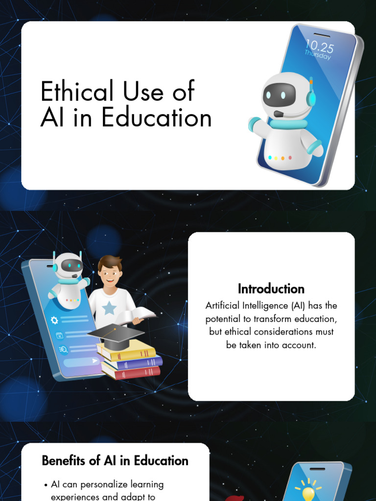 Using Ai in Education Presentation | PDF