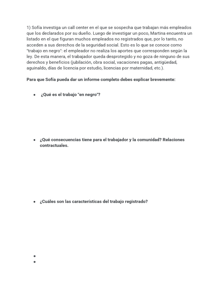 Derecho - Obligaciones Del Trabajador y Empleador | PDF | Derecho ...